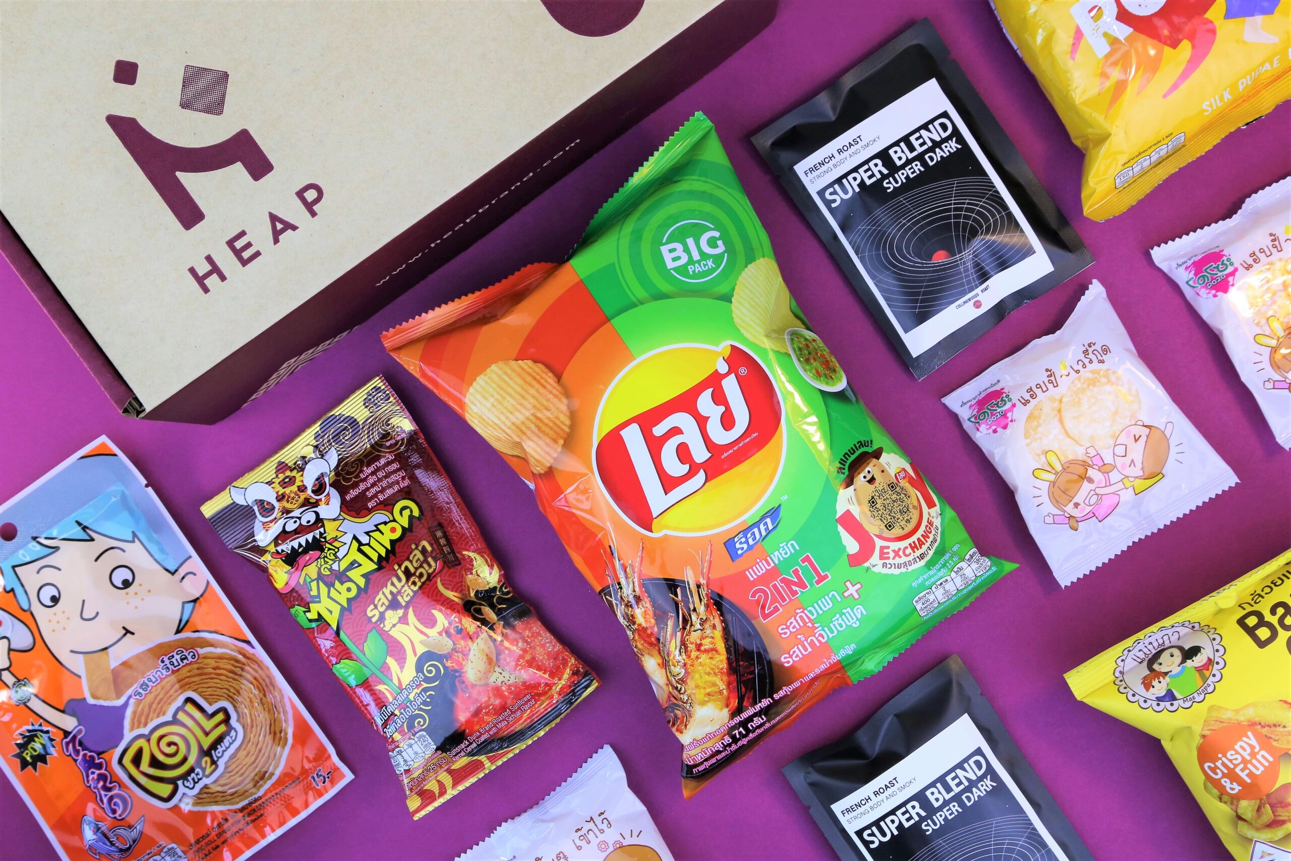 Halloween theme Thai snack box from Heap Brand curates local unique Thai snacks