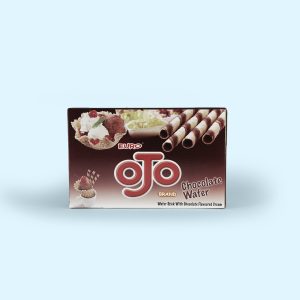 Ojo Chocolate wafer roll Thai snack