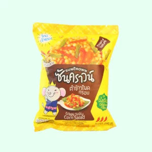 Thai spicy corn salad snack in Heap Brand theme Thai snack box