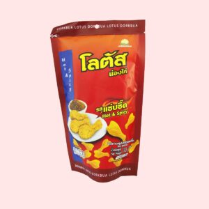 Lotus brand hot and spicy biscuit stick Thai snack